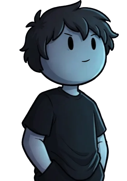 The WayVibe character looking determined