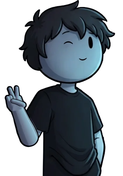 The WayVibe character winking and showing a peace sign